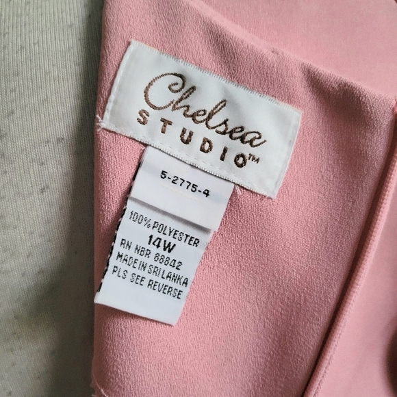 Smock Dress By Chelsea Studio • Bubble Yum Pink • Size 14W - Picture 6 of 6